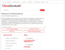 Tablet Screenshot of formdownload.org